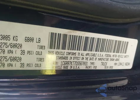 2013 Ram 1500 Express from USA, damaged, VIN 1C6RR7KT7DS567031